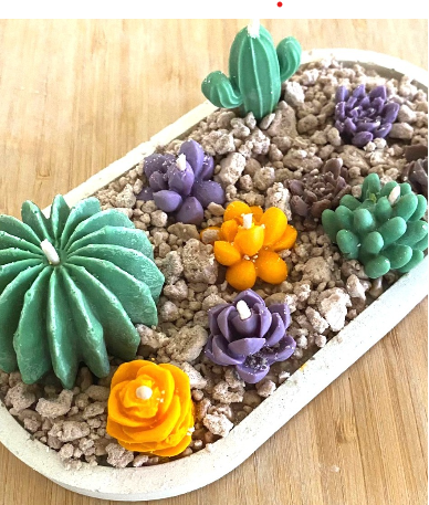 ¿Se imaginan tener en sus manos una vela de cera de soya que además de iluminar, también sea un elemento decorativo?