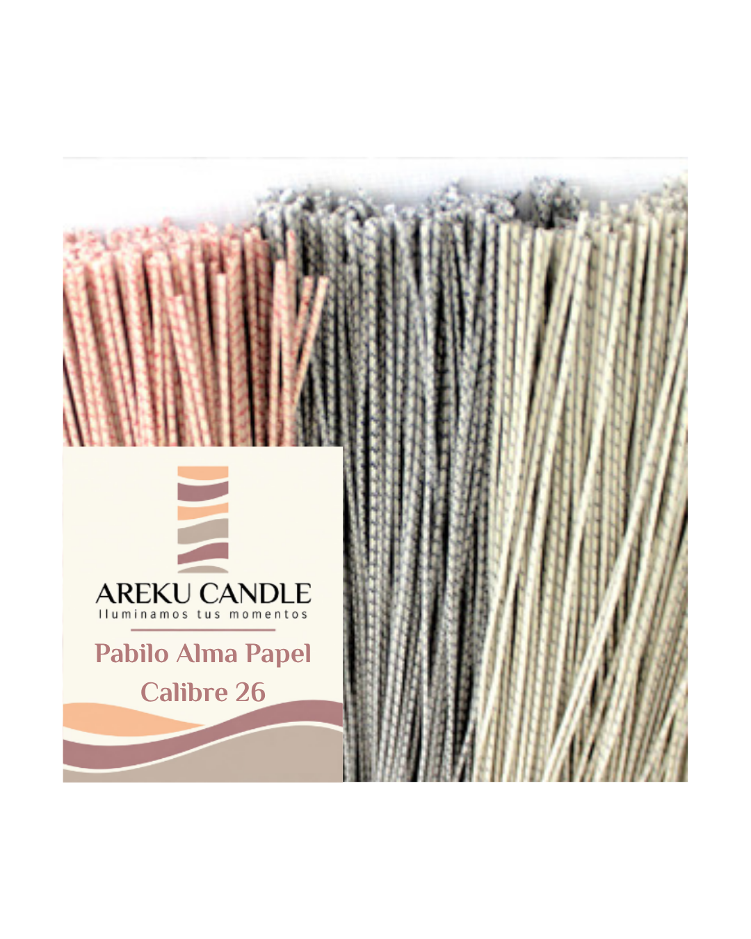 Pabilo Alma de Papel Calibre 26
