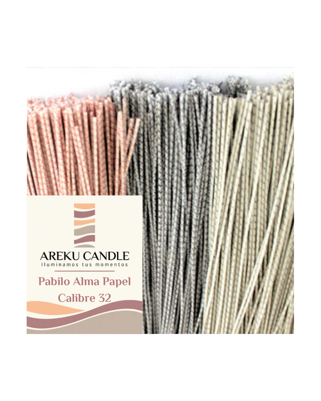 Pabilo Alma de Papel Calibre 32